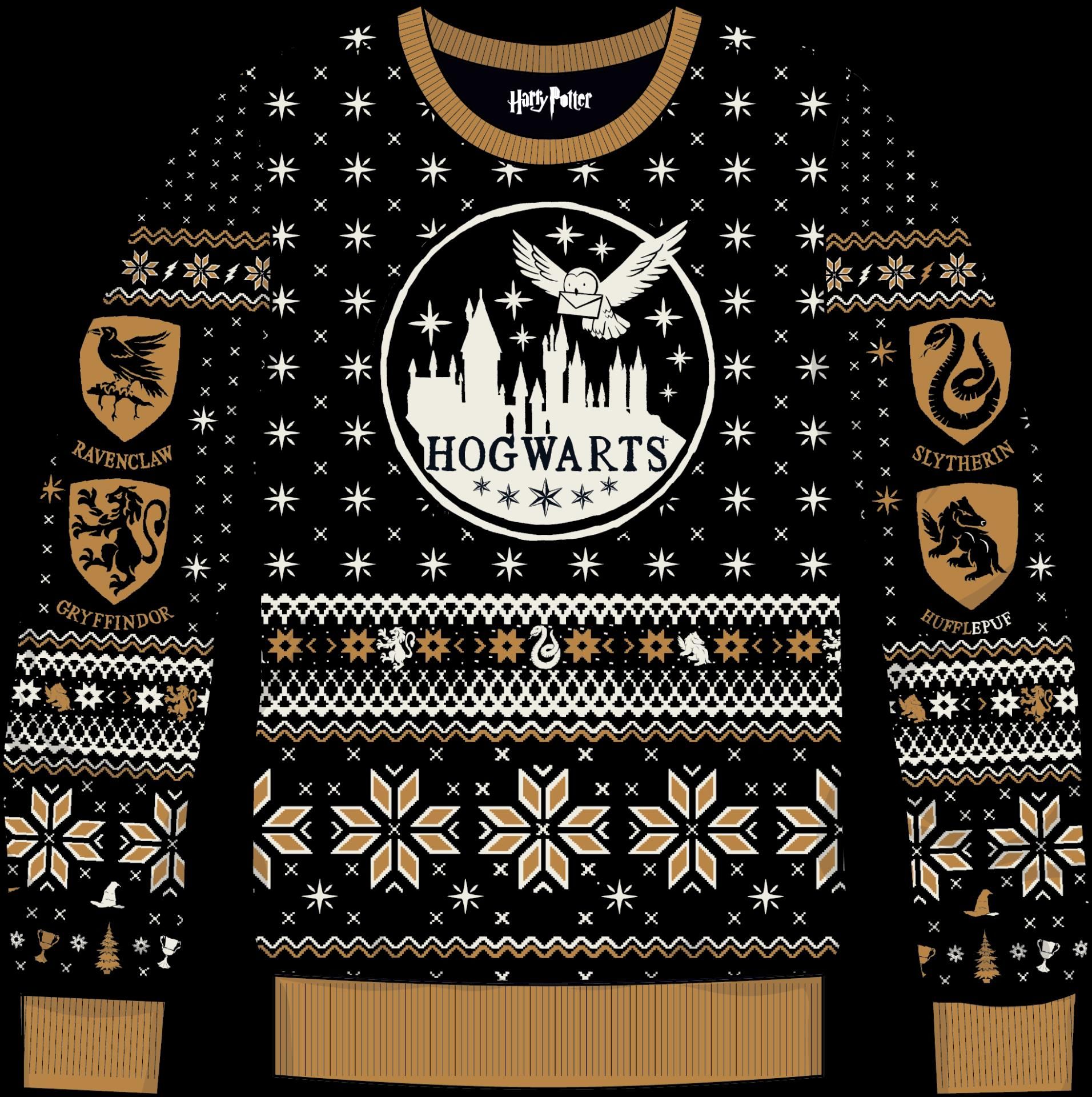 Harry Potter - Pull Noir Poudlard L
