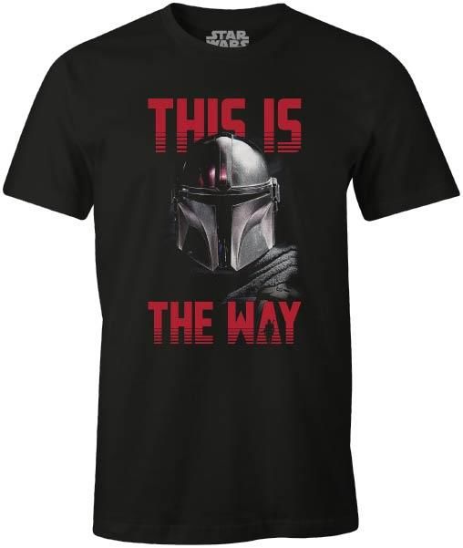 Star Wars - T-shirt Noir Hommes - This is the way - S