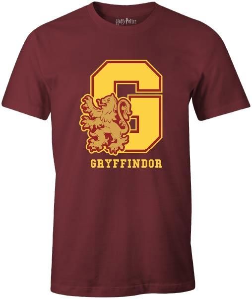 Harry Potter - T-shirt Bordeaux Hommes - G Gryffondor - L