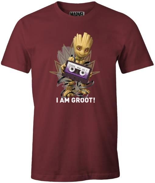 Marvel Les Gardiens de la Galaxie Tshirt Homme Je suis Groot L