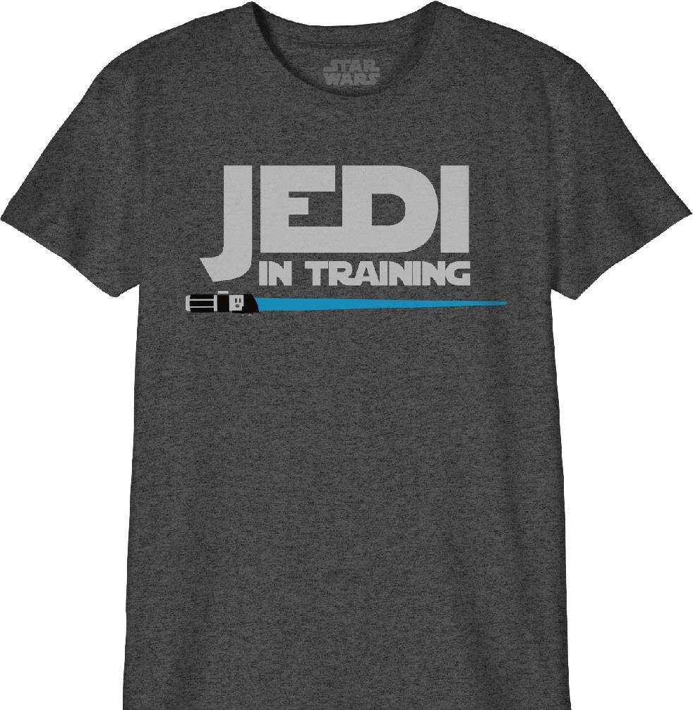 Star Wars - T-Shirt Noir Enfant Jedi en formation - 8 ans