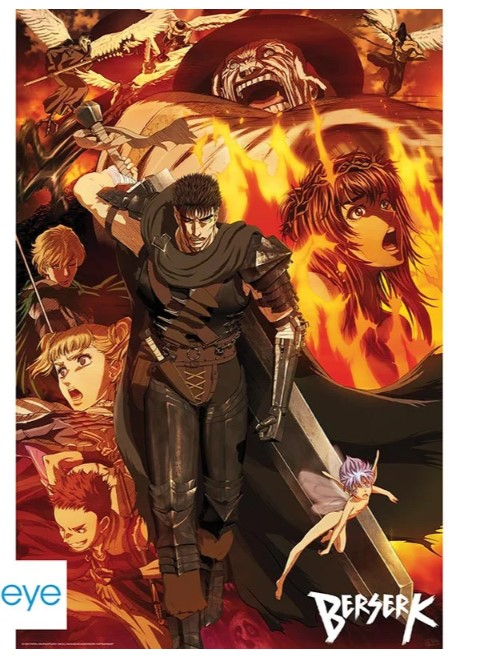 BERSERK - Groupe - Poster 91x61cm