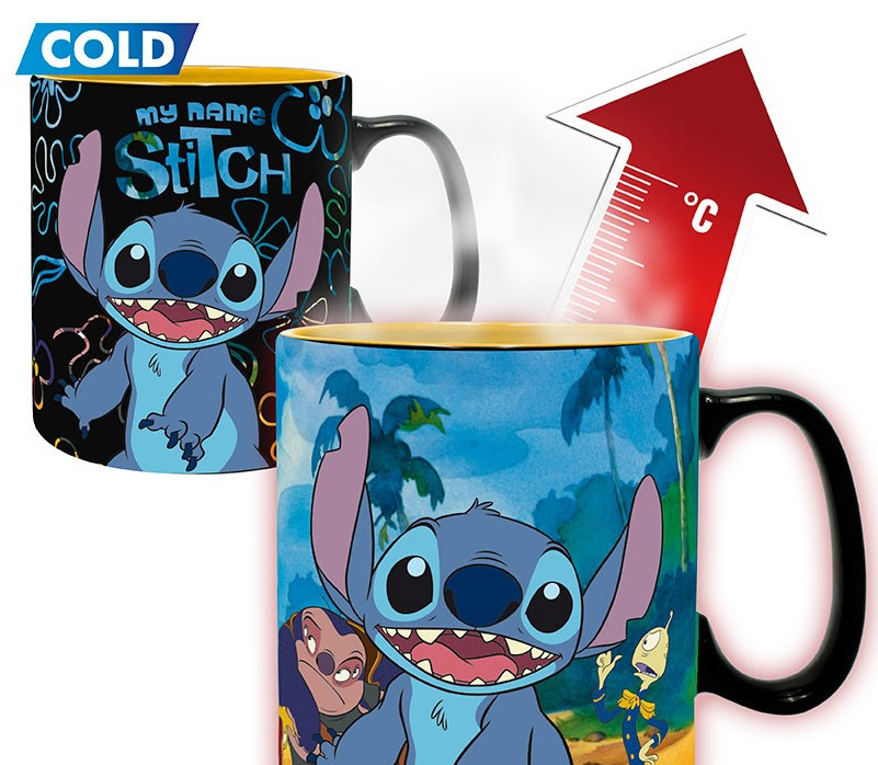 DISNEY - Mug Heat Change - 460 ml - Lilo & Stitch