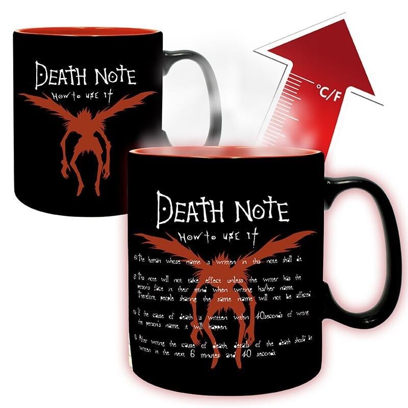 Mug Thermoréactif Death Note L & Light