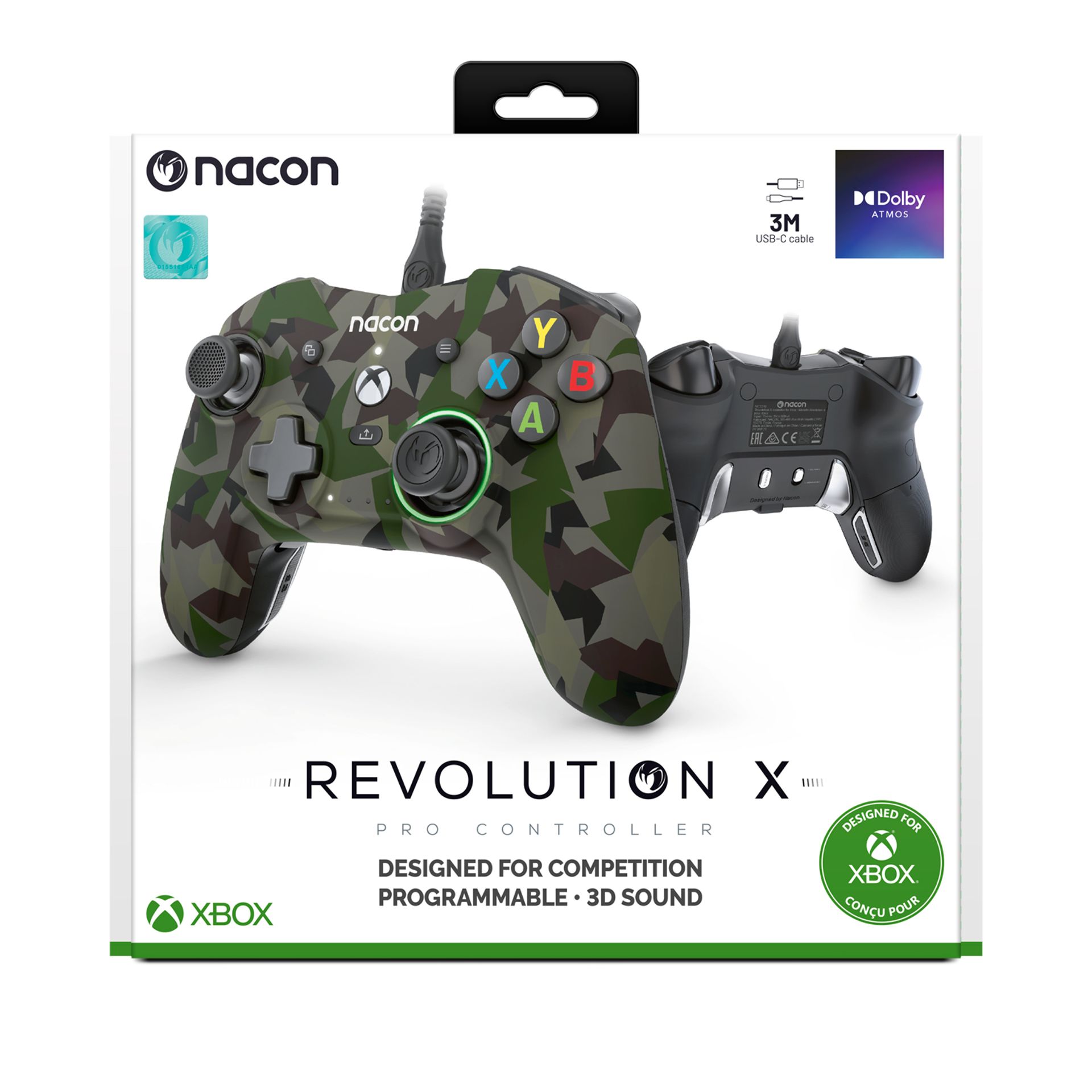 Manette Pro Compact pour Series X/S Xbox One PC Forest - NACON