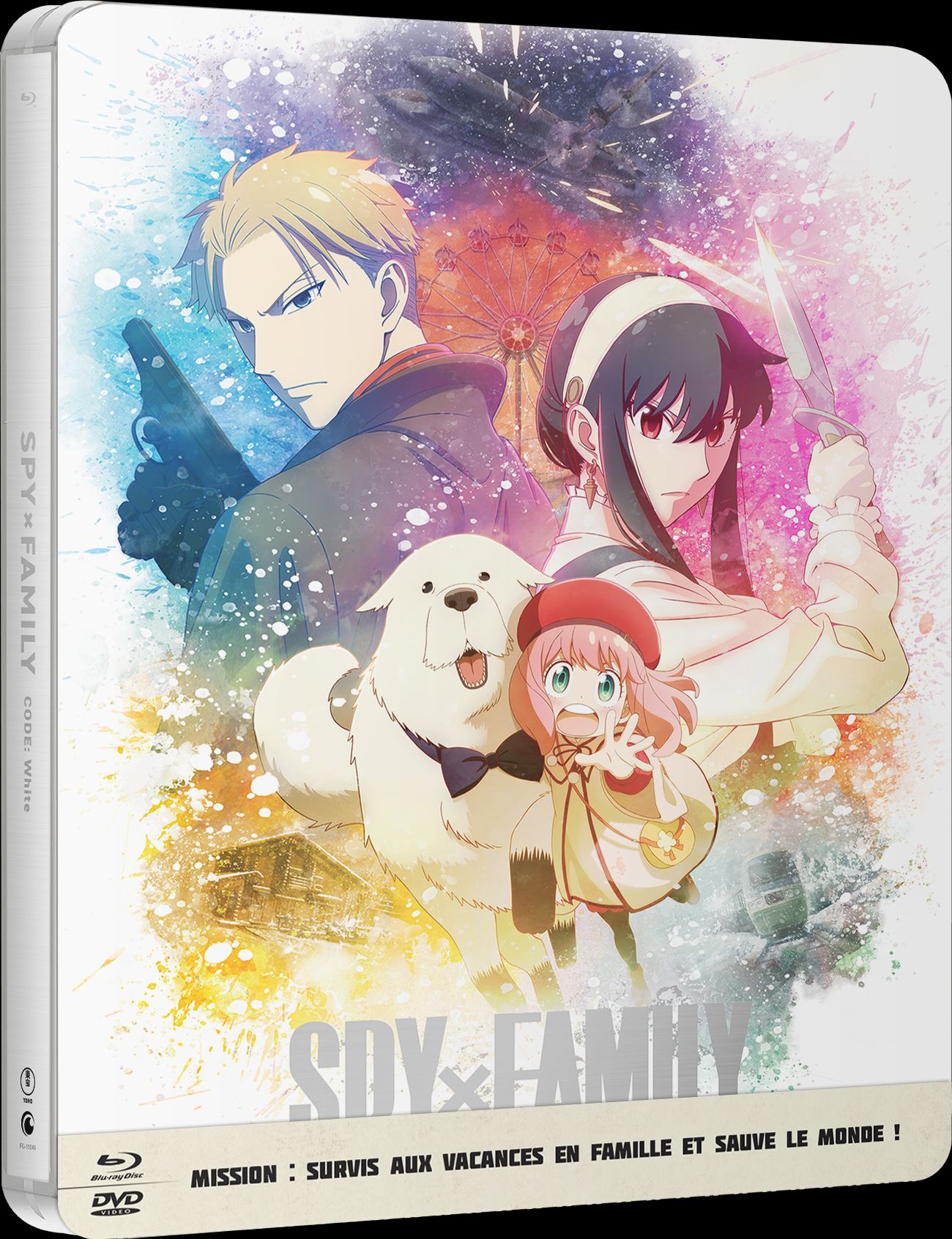 Spy X Family Code : White Le Film Steelbook Combo Blu-ray DVD