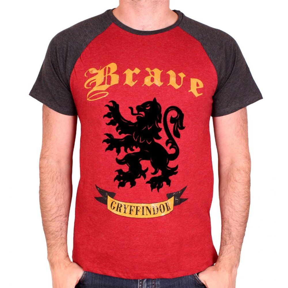Harry Potter - Brave Gryffindor Red T-Shirt - S