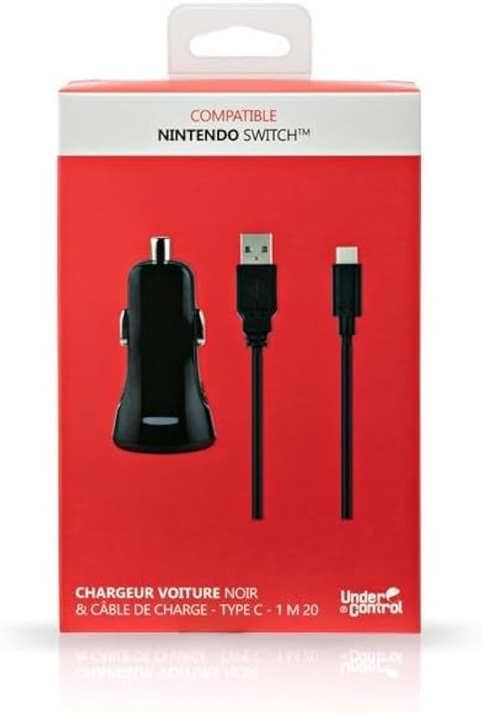 Chargeur voiture Nintendo Switch