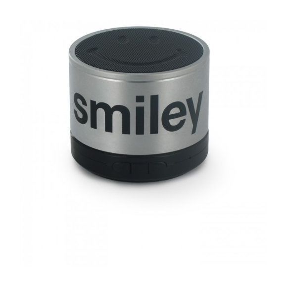 Smiley Original - Mini draagbare mini-luidspreker zilver