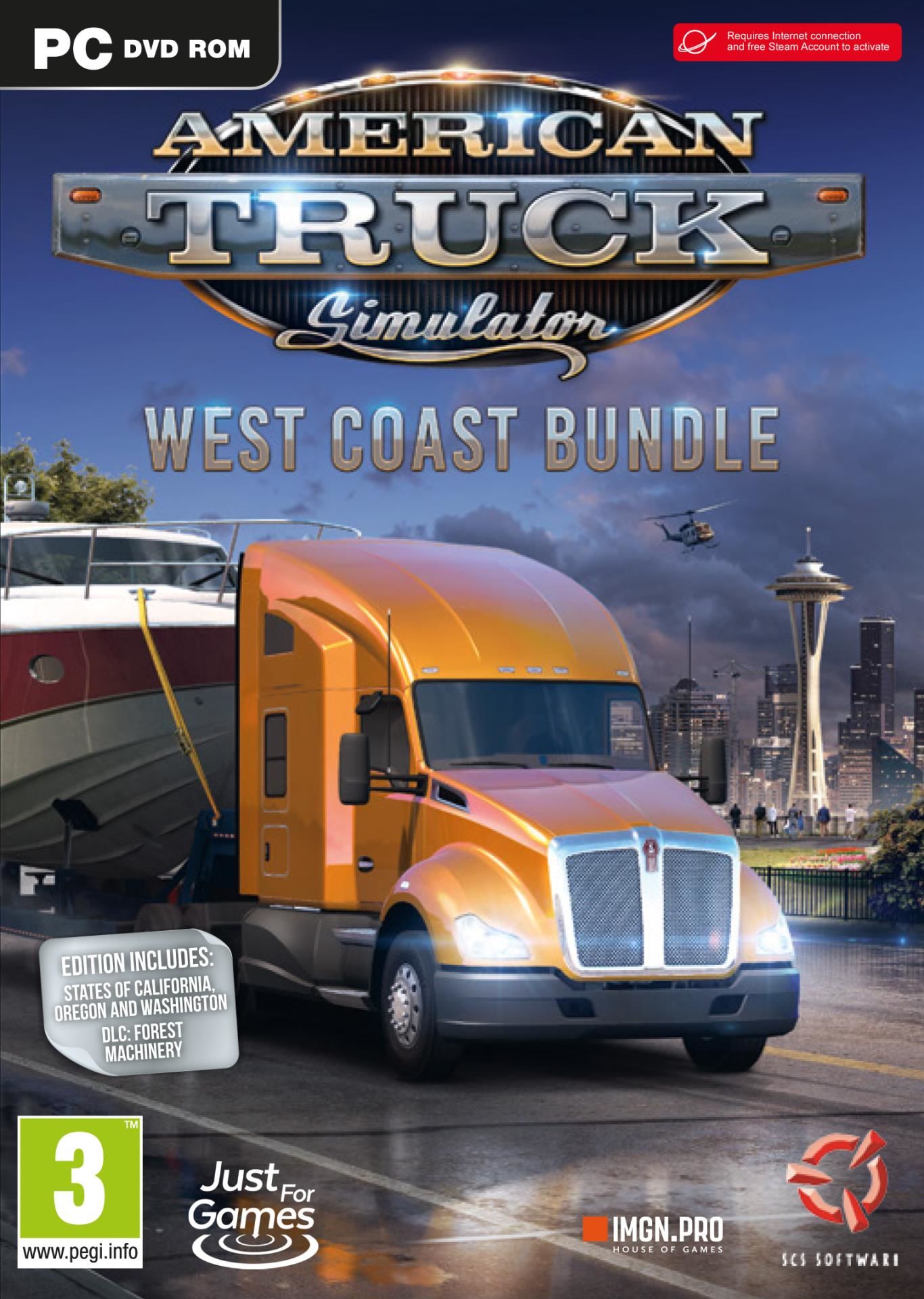 American Truck Simulator West Coast Bundle