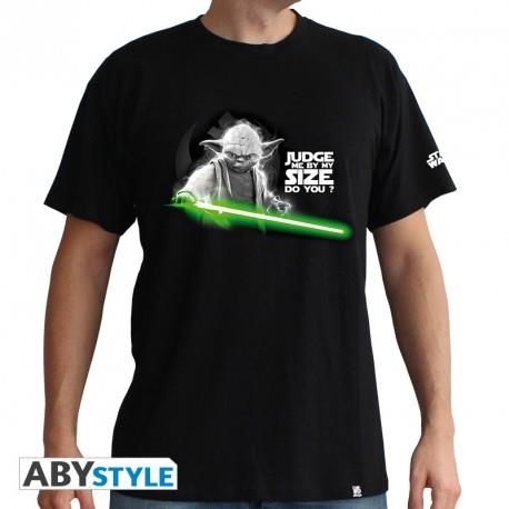 Star Wars - Yoda Black Man T-Shirt S