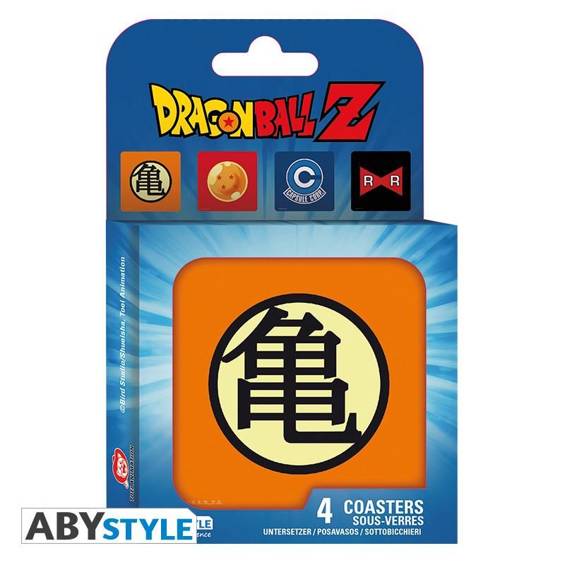 Dragon Ball - Set de 4 Sous-verre  Symbols