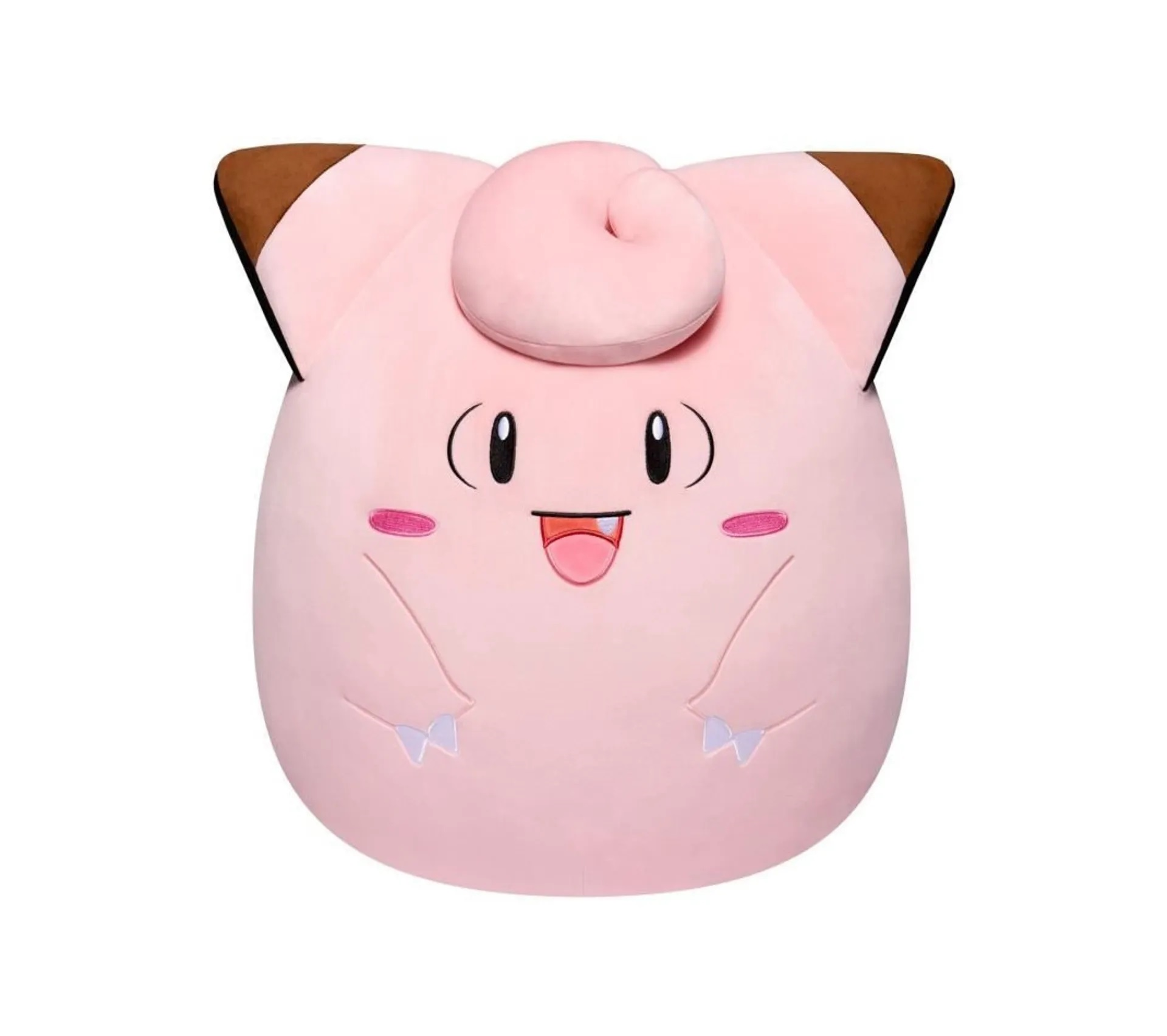 Peluche Pokémon - Squishmallows 50 Cm - Mélofée (clefairy)