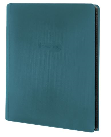 EVORETRO - Regular card binder with zipper 3x3 - Blue