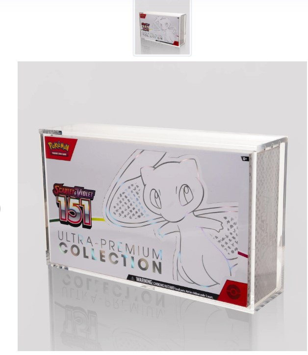 EVORETRO - Acrylic Case For Ultra Premium Collection Pokemon 1pc