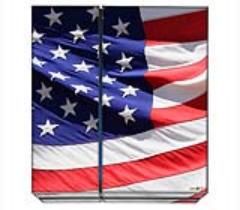 Playstation 4 USA Flag Sticker