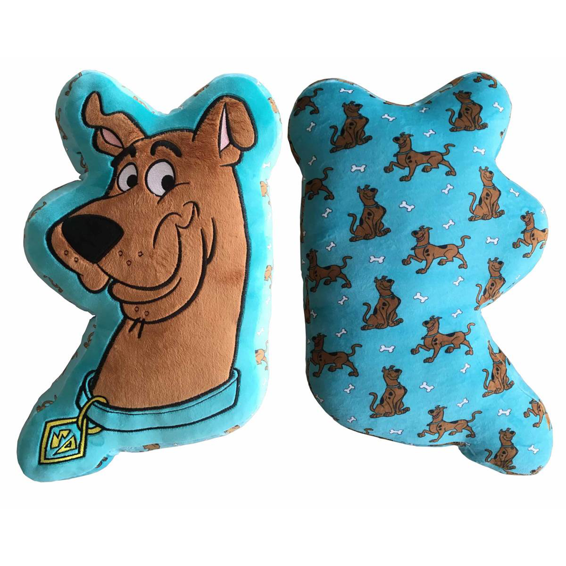 Scooby-Doo - Coussin double face en forme de Scooby-Doo 40cm