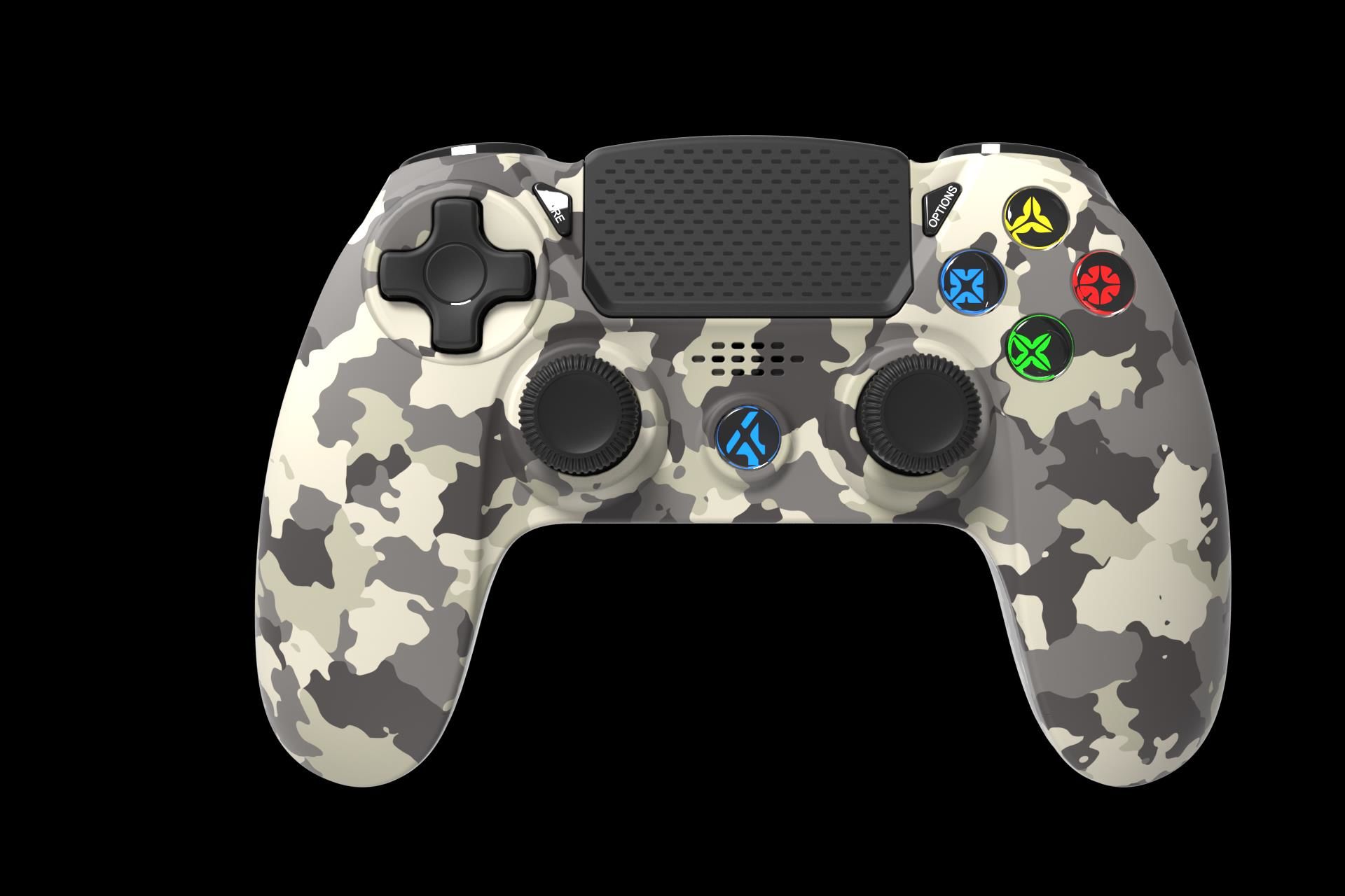 PS4 Wireless Controller Grey Camo