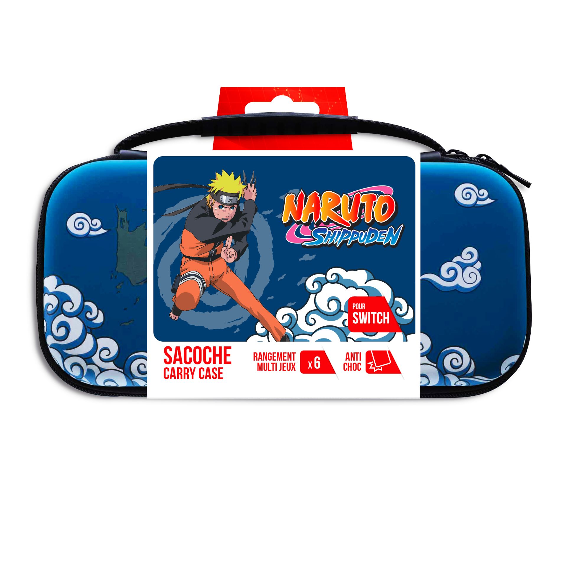 Naruto Shippuden - Sacoche de Transport Naruto Bleu pour Nintend