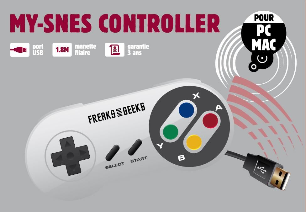 My-SNES USB Controller for PC/Mac