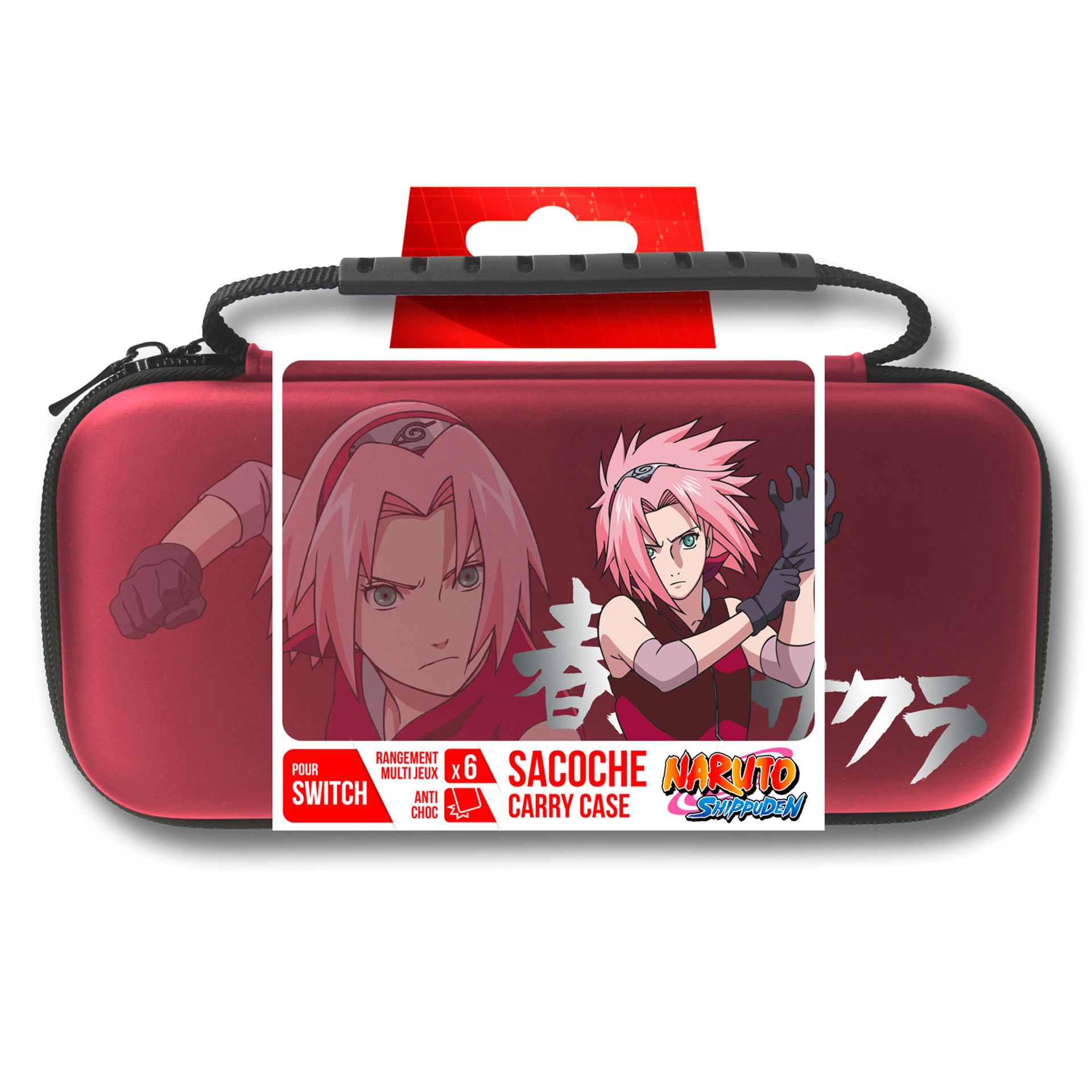 Naruto Shippuden - Sacoche de transport Sakura pour Nintendo Swi