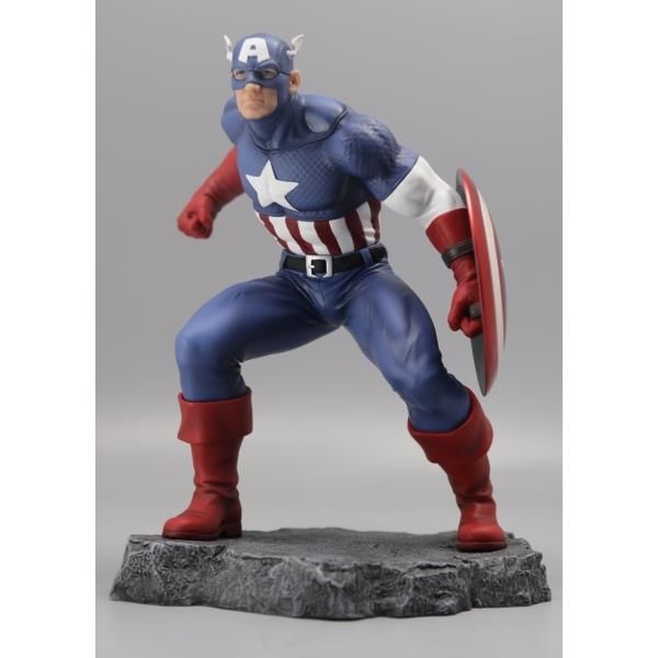 Marvel - Statue de Captain America Civil War 20cm