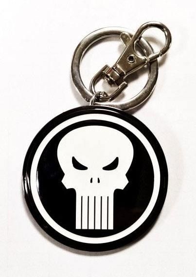 Marvel - Porte-Clefs Logo Punisher en Métal