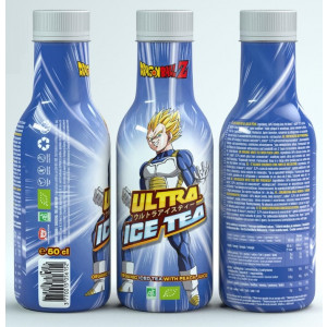 Dragon Ball Super - Vegeta Ultra Ice Tea saveur pêche 500ml