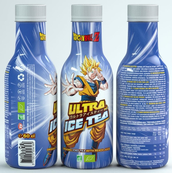 Dragon Ball Super - Goku Ultra Ice Tea saveur pêche 500ml