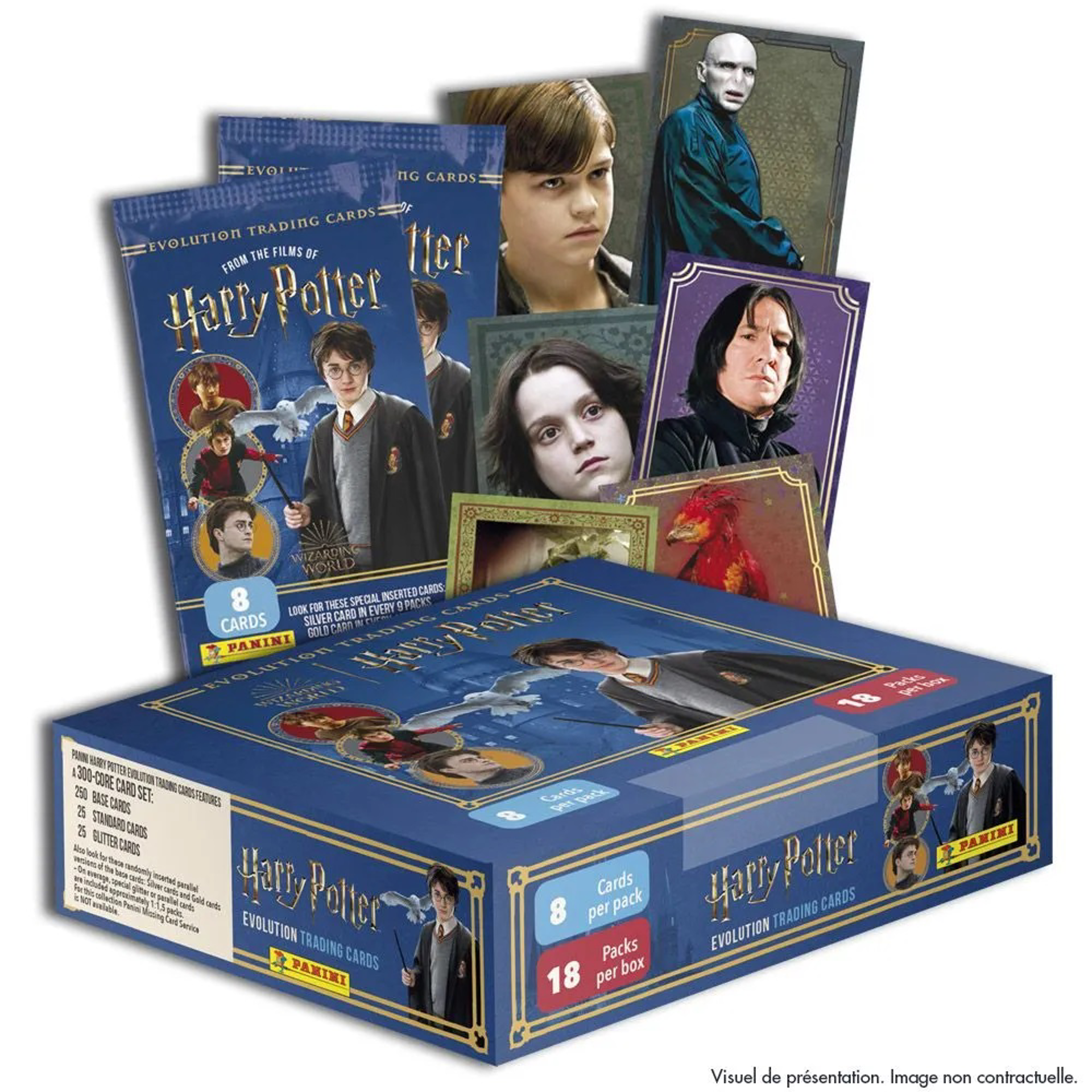 Panini - Pochette de 8 Stickers Harry Potter Evolution Trading C