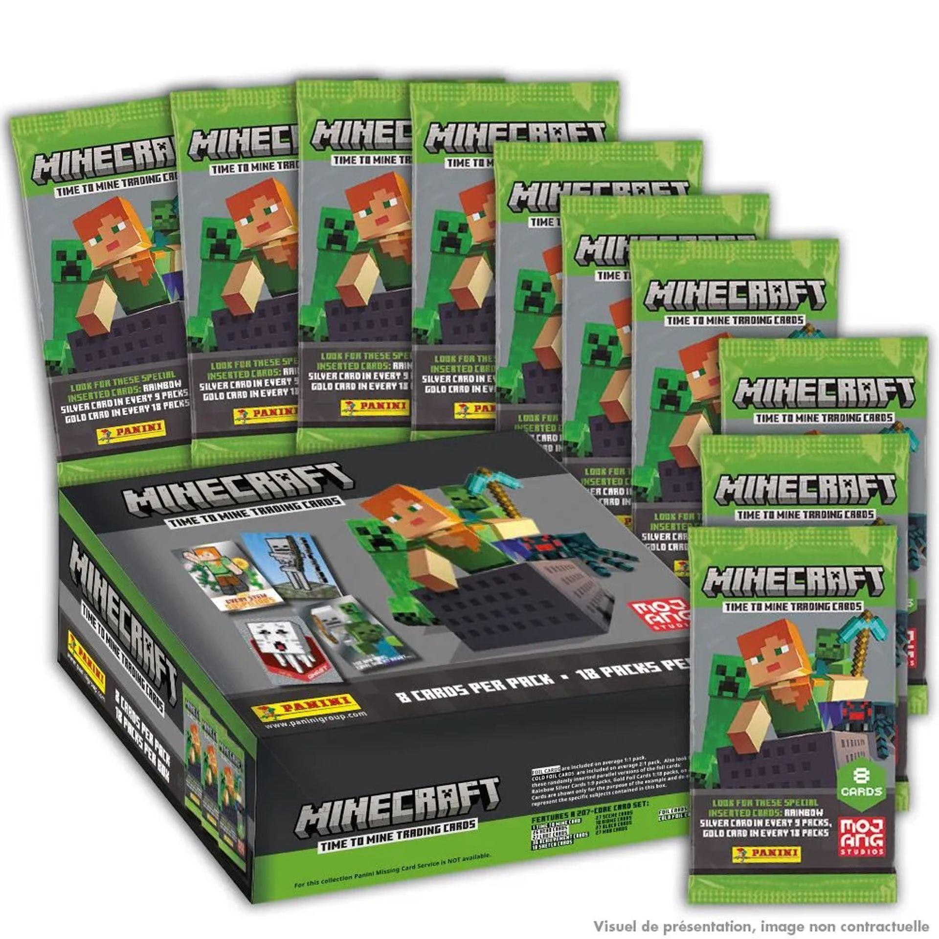 MINECRAFT 8 CARDS