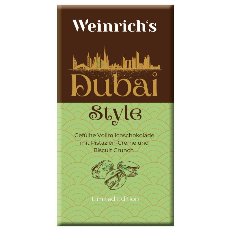Weinrich\'s tablette Dubai style 100 Gr