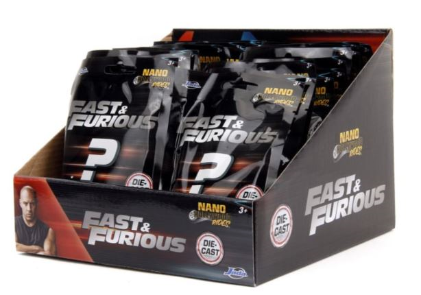 FAST & FURIOUS -Display Figurines Nano Mystery 12 Assortiments