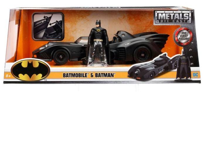 Batman 1/24 1989 Batmobile métal avec figurine