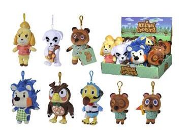 Animal Crossing assortiment porte-clés peluche Residents 15cm