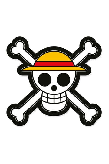 One Piece oreiller Jolly Roger 33 cm
