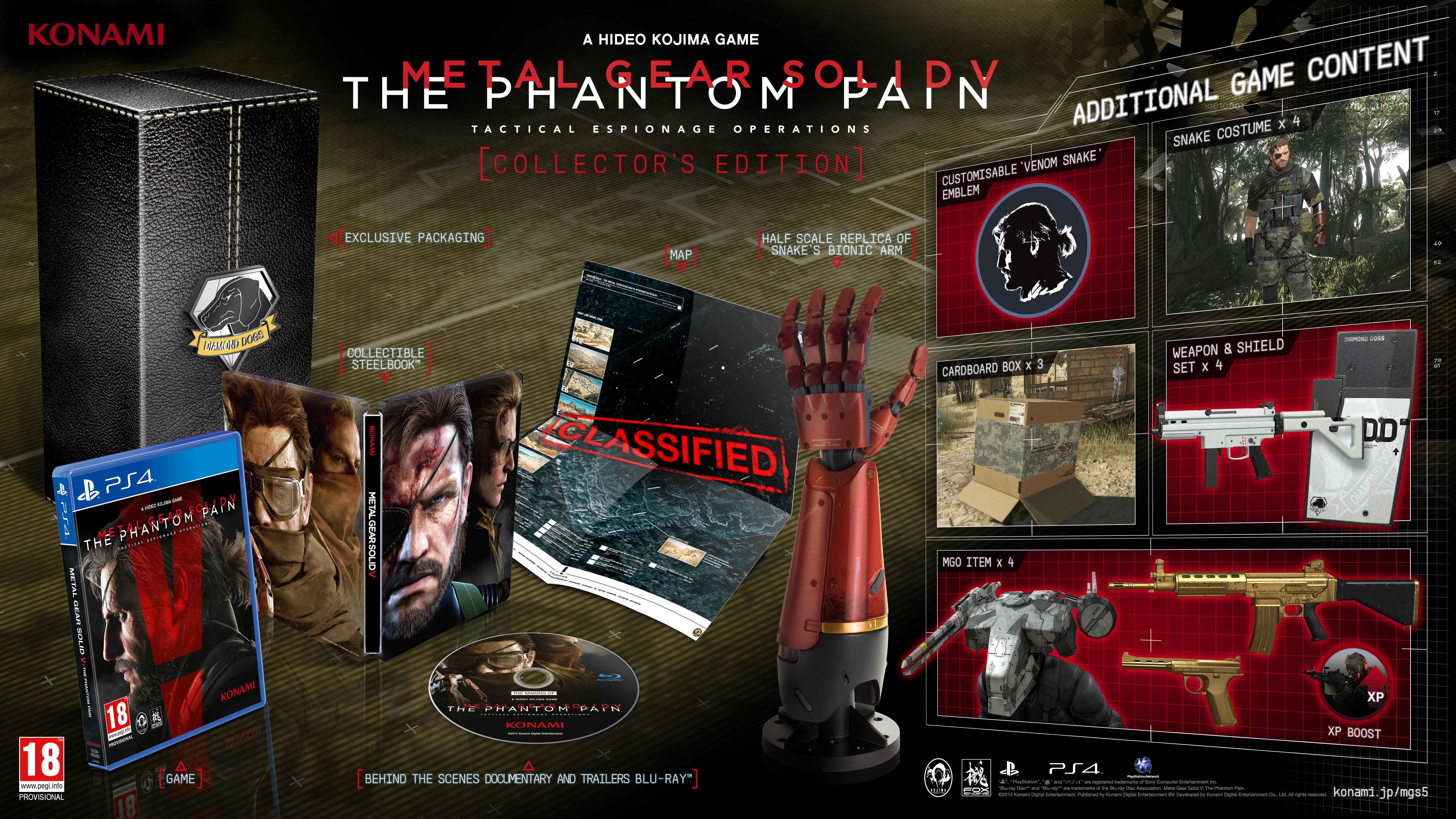 Metal Gear Solid 5 : The Phantom Pain Collector Edition