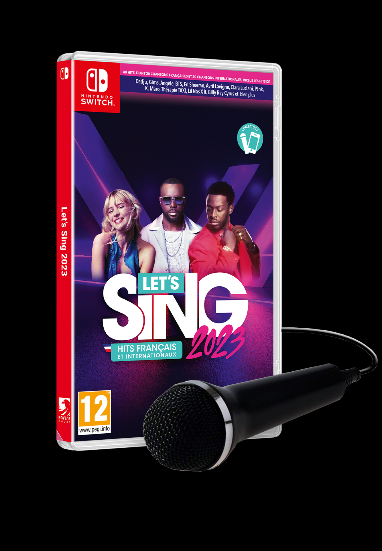 Let\'s Sing 2023 - Hit français et internationaux + 1 Microphone