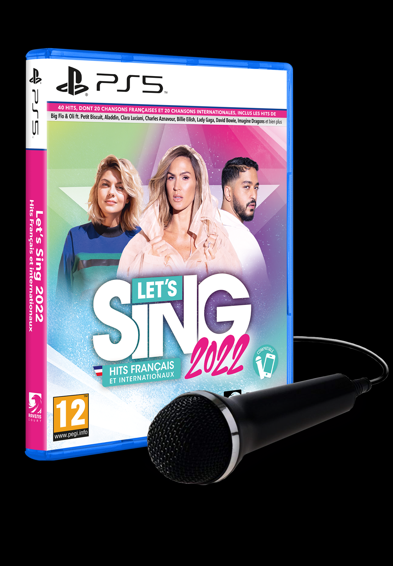 Let\'s Sing 2022 Edition Hits Français+ 1 Microphone