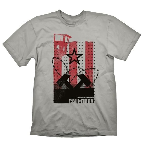 Call of Duty: Cold War T-Shirt \"Wall\" Gris Clair XL