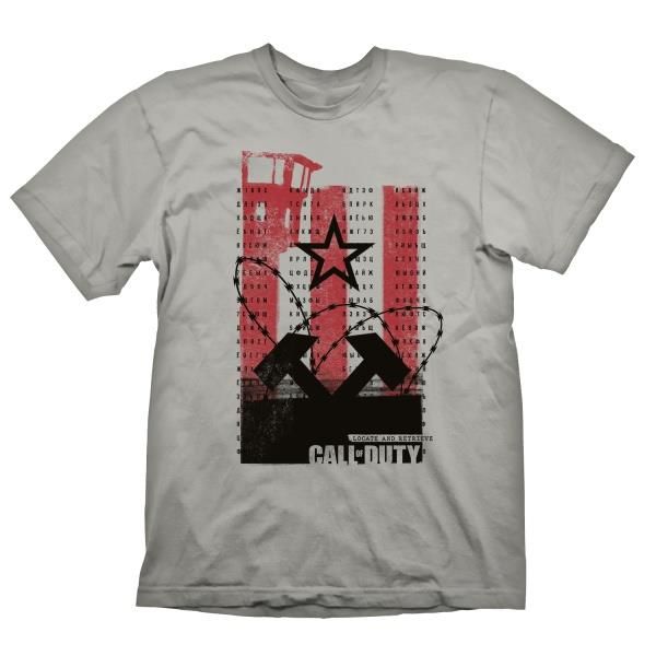 Call of Duty: Cold War T-Shirt \"Wall\" Gris Clair M