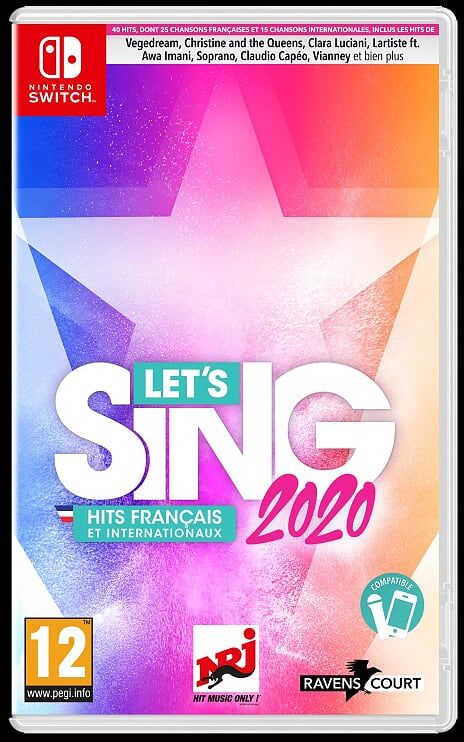 Let\'s Sing 2020 + 1 Microphone Francais (25 hits FR + 15 UK)