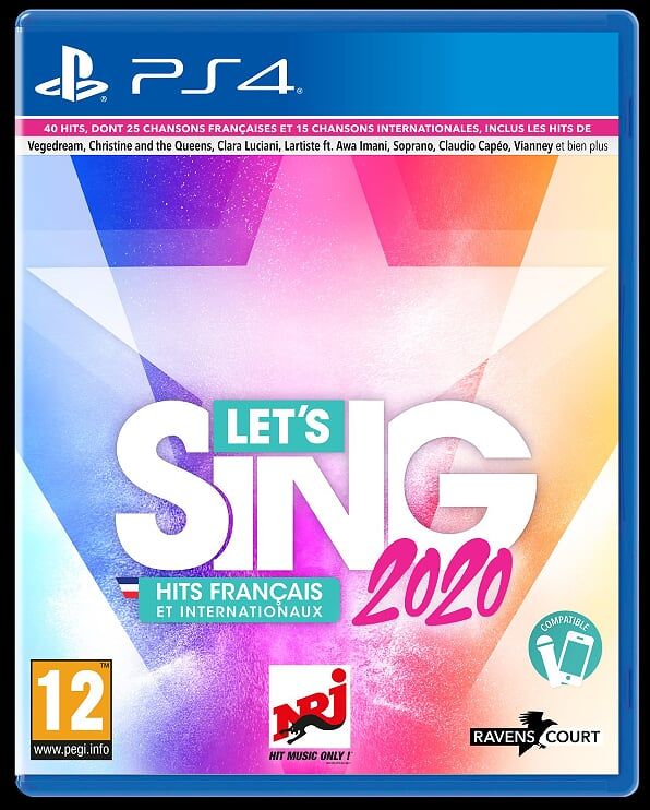 Let\'s Sing 2020 + 1 Microphone Francais (25 hits FR + 15 UK)