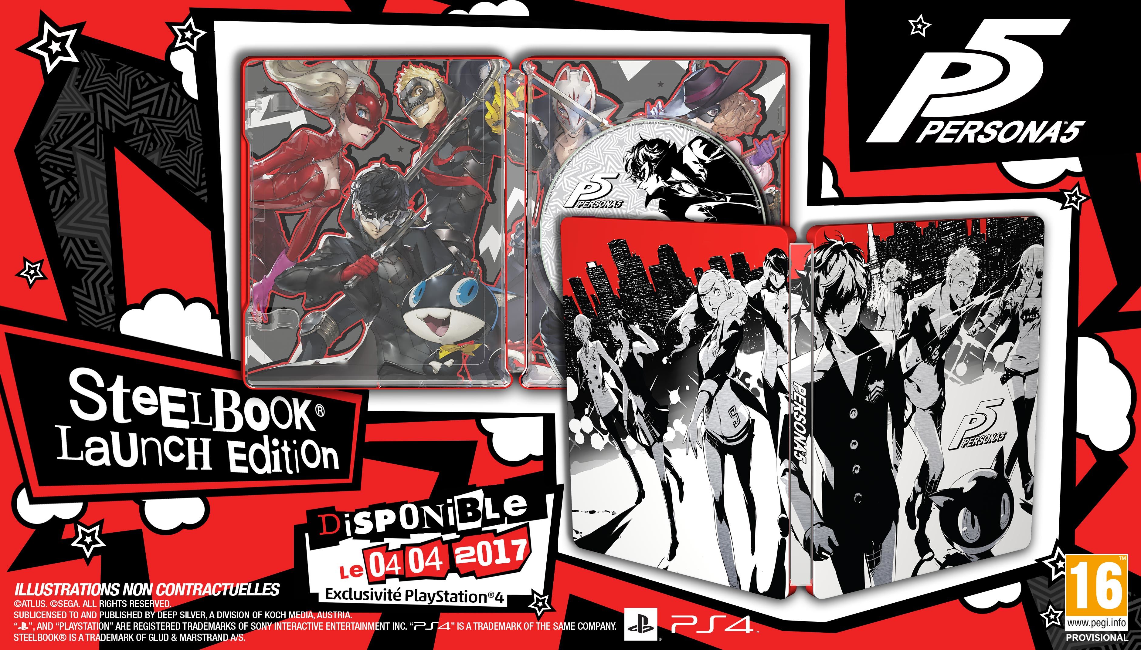 Persona 5 Limited Steelbook Edition