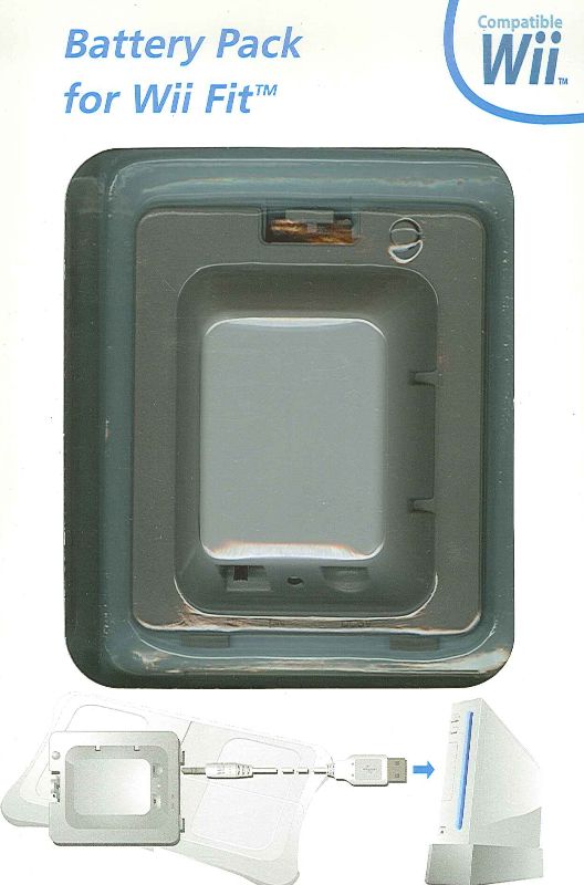 Battery pack for wii fit