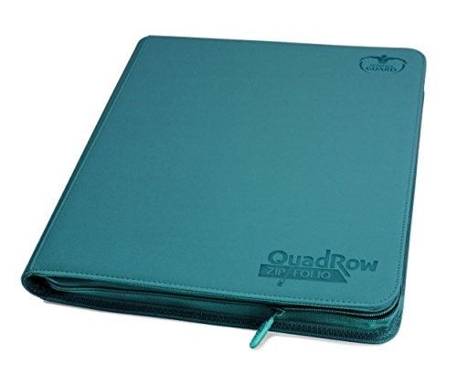 Ultimate Guard 12-Pocket QuadRow XenoSkin ZipFolio (Bleu Pétrole)