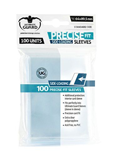Ultimate Guard Sleeves Precise-Fit à Chargement Latéral (Standard Transparent)