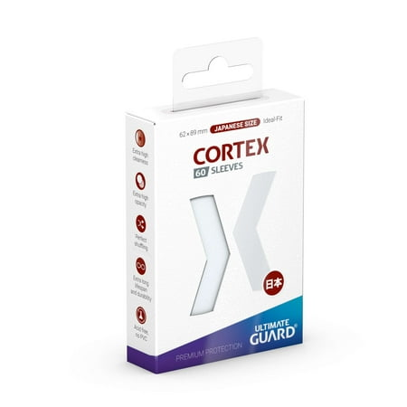 Ultimate Guard Cortex Sleeves Matte Japanese Size 60 - Transparant