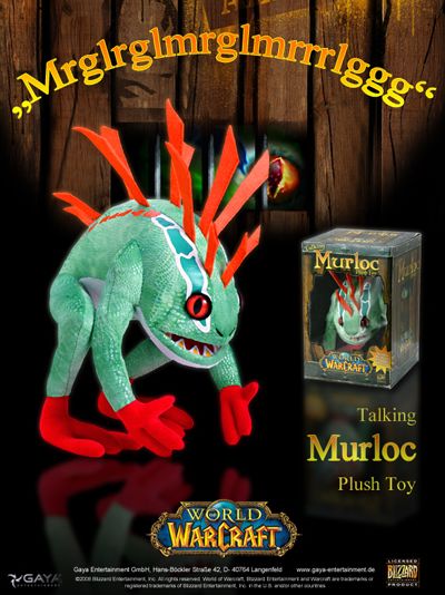 World Of Warcraft - Peluche Murloc Sonore 25 Cm