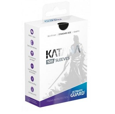 Ultimate Guard Katana Protèges Cartes - Taille Standard 100ct - Noir